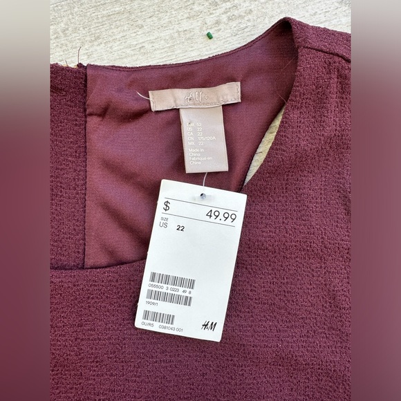 NWT! H&M Women's Racerback Midi Pencil Dress - Size 22 (plus size) - Picture 2 of 4